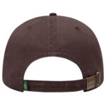 OTTO CAP® COMFY FIT® Club Collection 6 Panel Low Profile Dad Cap – 007 – Brown – OSFM – Adult