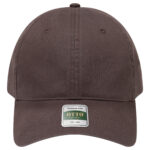 OTTO CAP® COMFY FIT® Club Collection 6 Panel Low Profile Dad Cap – 007 – Brown – OSFM – Adult