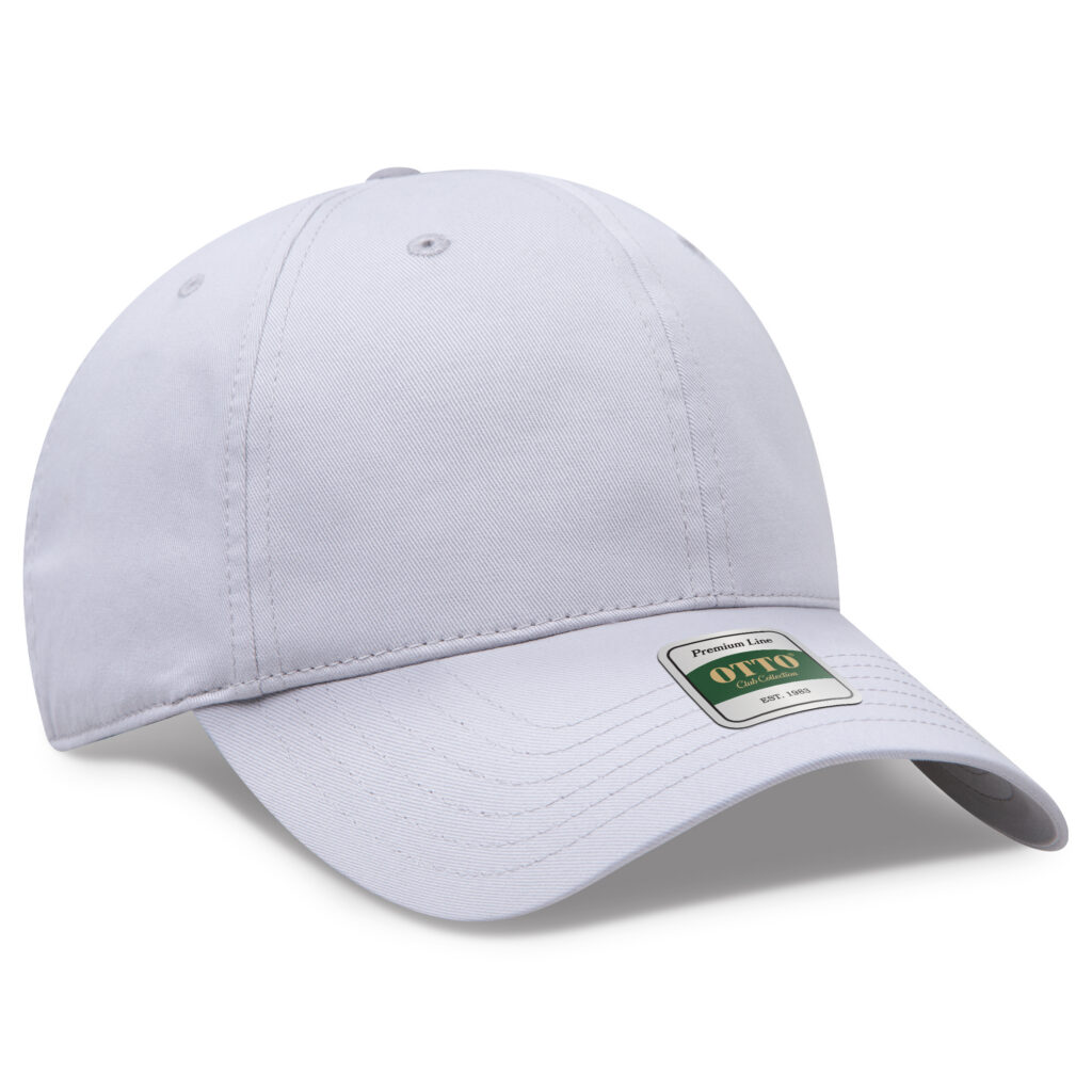 OTTO CAP® COMFY FIT® Club Collection 6 Panel Low Profile Dad Cap – 014 – Gray – OSFM – Adult