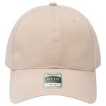 OTTO CAP® COMFY FIT® Club Collection 6 Panel Low Profile Dad Cap – 032 – Khaki – OSFM – Adult