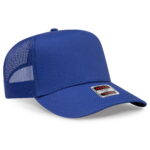 OTTO CAP 32-285 5 Panel Mid Profile Mesh Back Trucker Hat