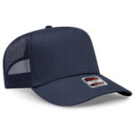 OTTO CAP 32-285 5 Panel Mid Profile Mesh Back Trucker Hat
