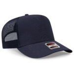 OTTO CAP 32-285 5 Panel Mid Profile Mesh Back Trucker Hat