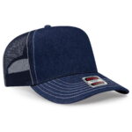 OTTO CAP 32-285 5 Panel Mid Profile Mesh Back Trucker Hat