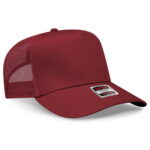 OTTO CAP 32-285 5 Panel Mid Profile Mesh Back Trucker Hat