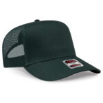 OTTO CAP 32-285 5 Panel Mid Profile Mesh Back Trucker Hat