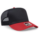 OTTO CAP 32-285 5 Panel Mid Profile Mesh Back Trucker Hat