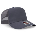 OTTO CAP 32-285 5 Panel Mid Profile Mesh Back Trucker Hat