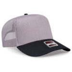 OTTO CAP 32-285 5 Panel Mid Profile Mesh Back Trucker Hat