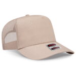 OTTO CAP 32-285 5 Panel Mid Profile Mesh Back Trucker Hat