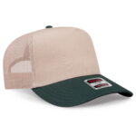 OTTO CAP 32-285 5 Panel Mid Profile Mesh Back Trucker Hat