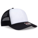 OTTO CAP® Seamless 6 Panel Mid Profile Mesh Back Trucker Hat