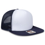 OTTO CAP® OTTO SNAP 5 Panel High Crown Mesh Back Trucker Snapback Hat