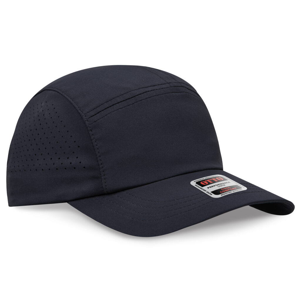 OTTO CAP® 5 Panel Running Hat w/ Elastic Soft Visor