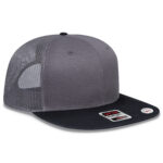 OTTO CAP® OTTO SNAP 6 Panel Pro Style Mesh Back Trucker Snapback Hat