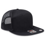 OTTO CAP® OTTO SNAP 7 Panel Pro Style Mesh Back Trucker Snapback Hat