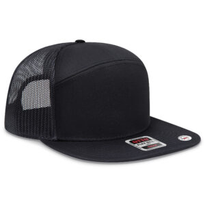 OTTO CAP® OTTO SNAP 7 Panel Pro Style Mesh Back Trucker Snapback Hat