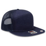 OTTO CAP® OTTO SNAP 7 Panel Pro Style Mesh Back Trucker Snapback Hat