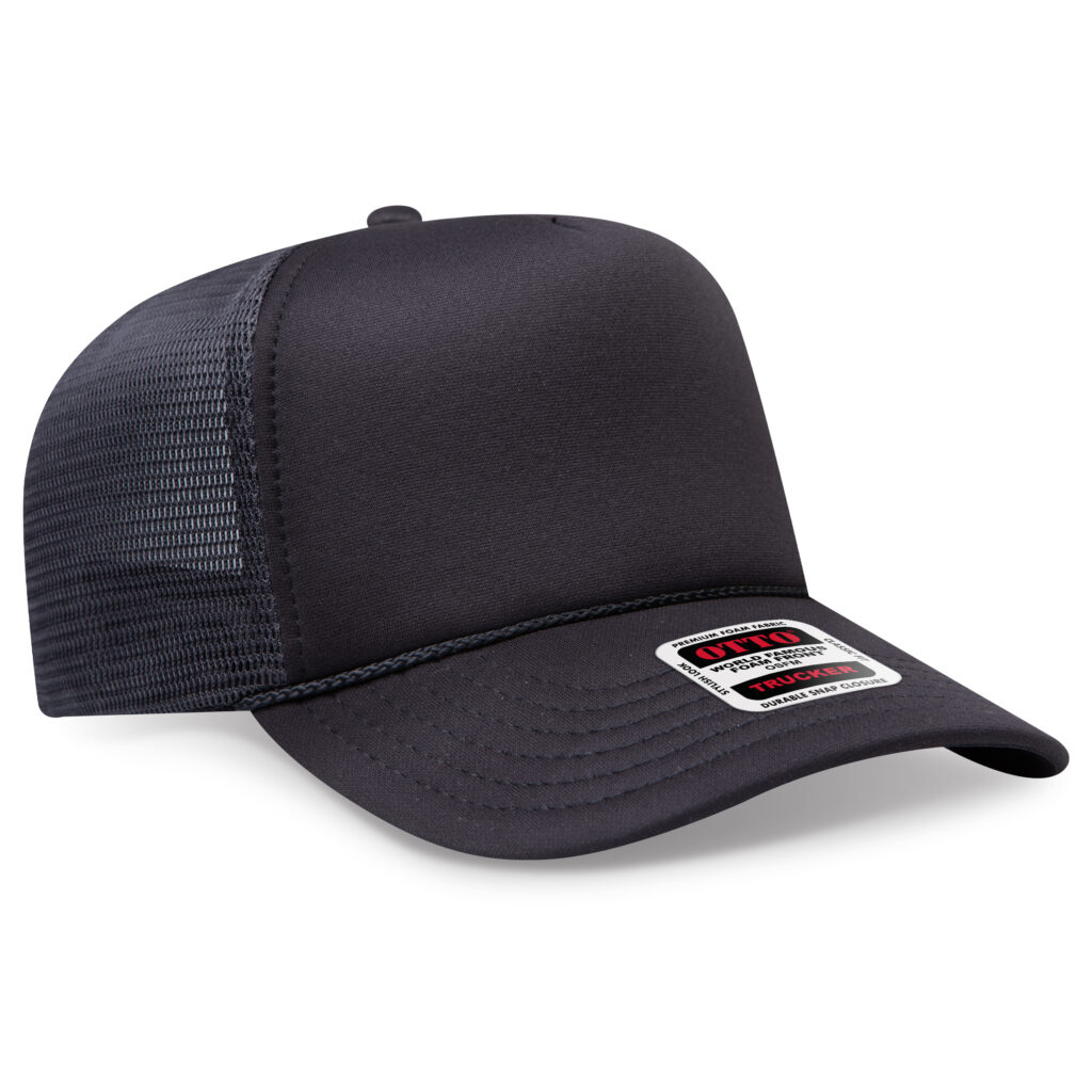 OTTO CAP® OTTO COMFY FIT® 5 Panel High Crown Mesh Back Trucker Hat
