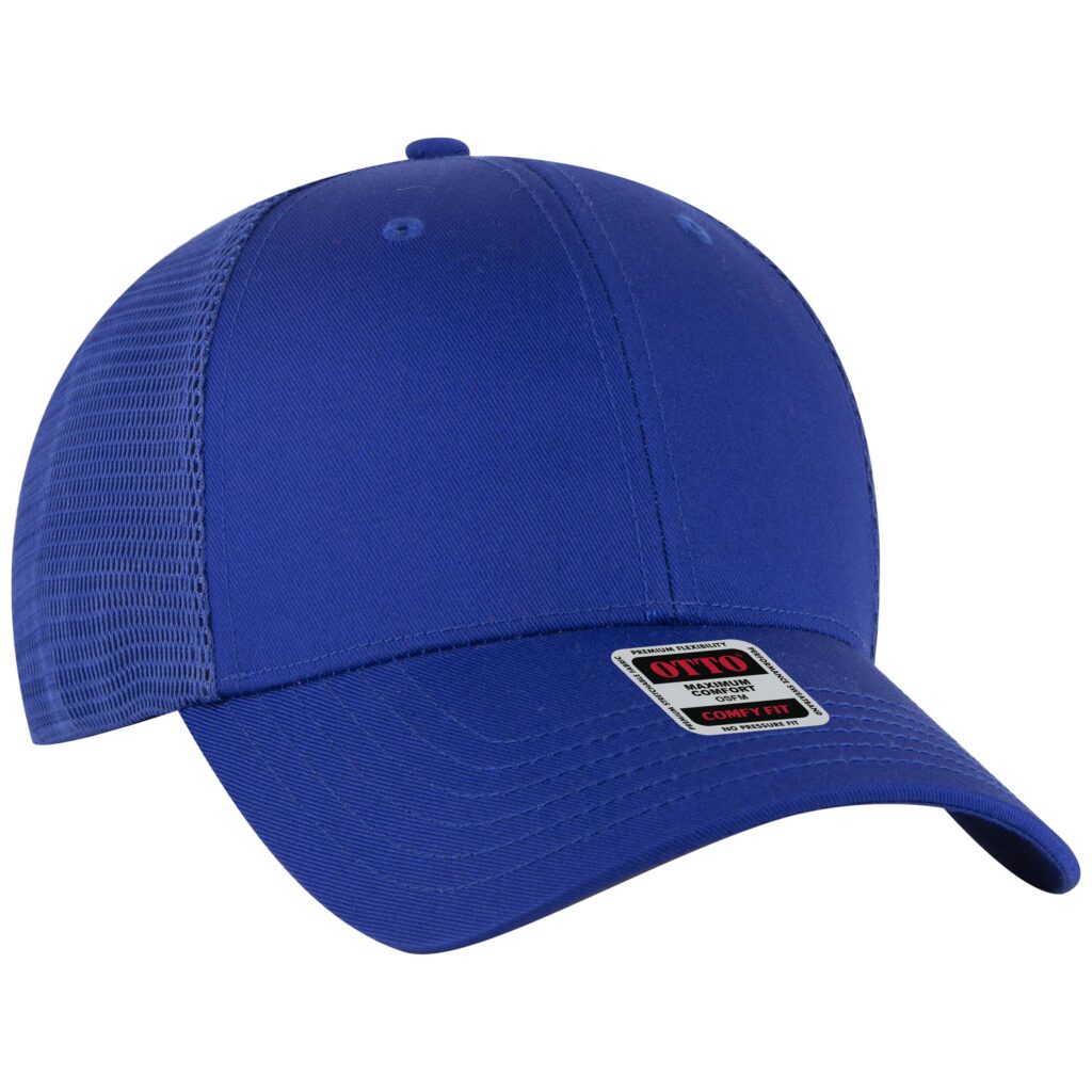 OTTO CAP® OTTO COMFY FIT® 6 Panel Low Profile Mesh Back Trucker Hat